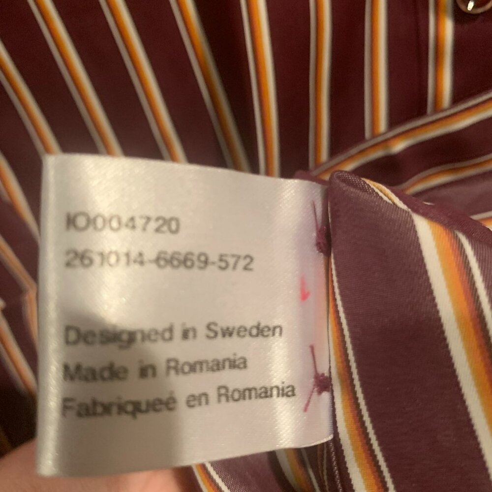 Stenstroms Feminine Cotton Blouse Women's Size 8 - Picture 7 of 9